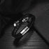 Totenkopf skull lederarmband herren damen leather bracelet skeleton uniqal